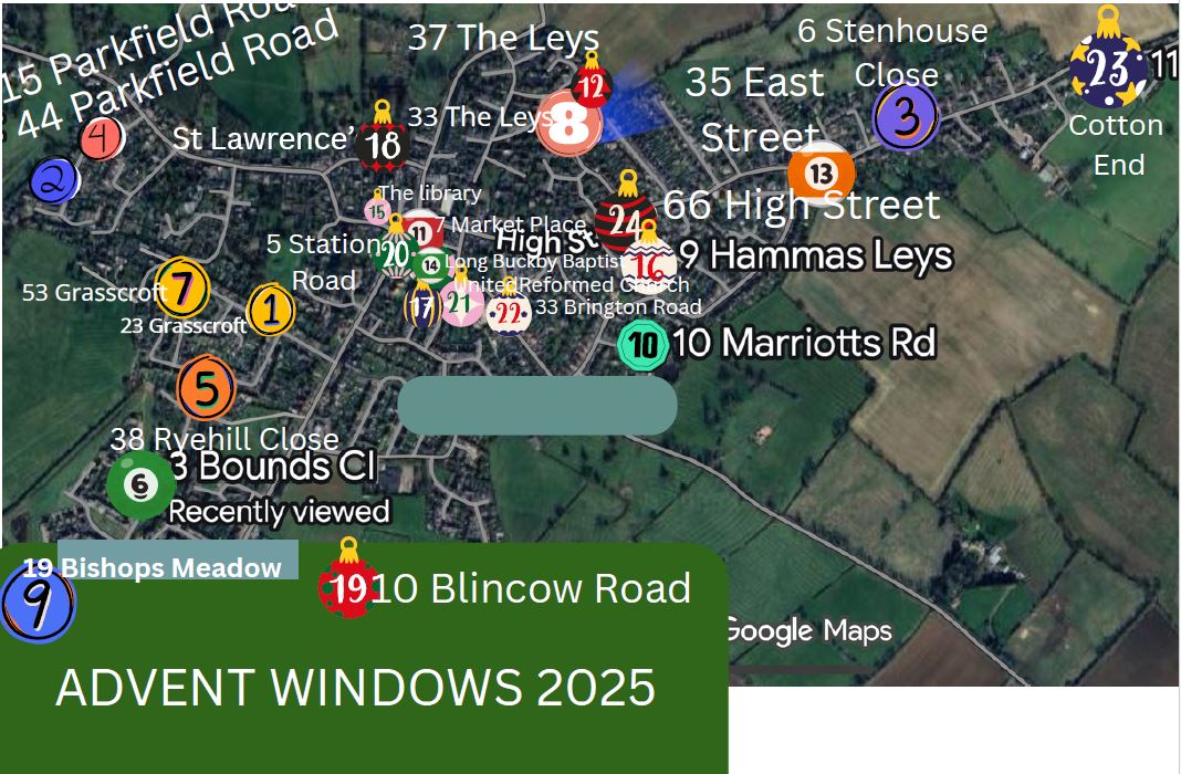 Advent Windows 2025 Map