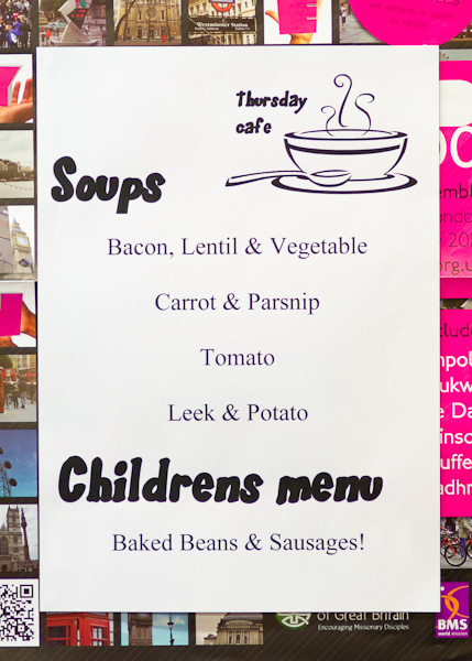 Long Buckby Baptist Church Thursday Cafe All Parents and Children Welcome